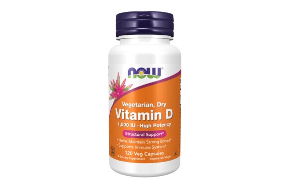 NOW Vitamiin D2 vegan kapslid 1000IU N120
