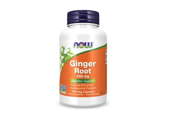Ginger Root 550mg vegan caps N100