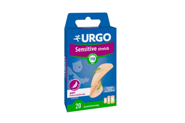 Urgo Sensitive stretch plaaster N20 3 suurust