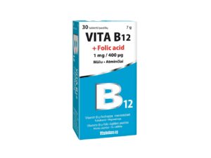 Vita-B12 + folic acid 1mg/400mcg imemistabl N30