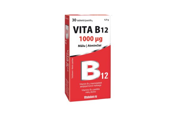 VITA-B12 1000mcg tabletid N30