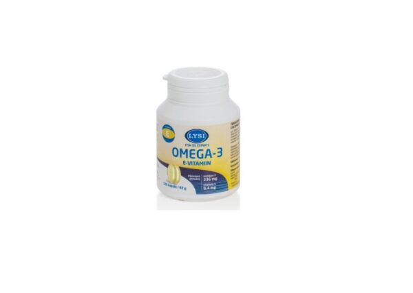 Lysi Omega-3 E-vitamiin kapslid N120