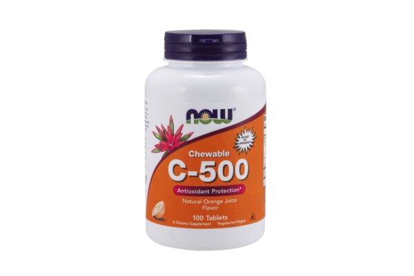 C-500 apelsinimaitselised närimistabletid 500mg N100