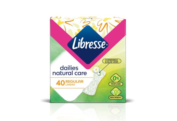 Libresse natural care pesukaitsed 40tk regular