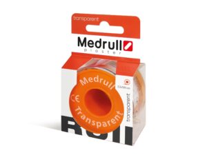 Medrull rullplaaster transparent 2,5cm x 500cm