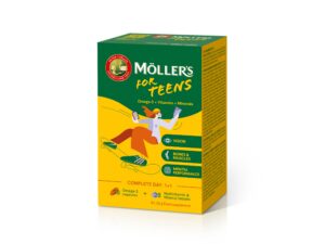 Möller's for teens N28 omega-3 caps + N28 multivitamin& mineral tabl
