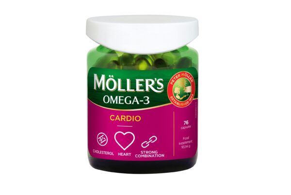 Möller's Cardio omega-3 kapslid N76