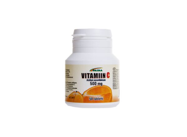 Paira vitamiin C tabletid 500mg N50