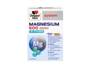 DoppelHerz system Magneesium 500 depot + B-vitamiinid tabl N30