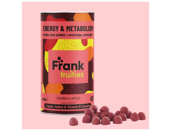 Frank Fruities Energy & Metabolism natural fruit juice gummies N80