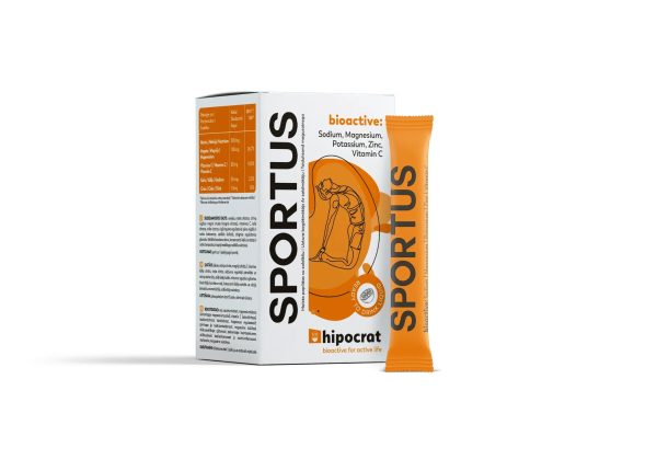 Hipocrat Sportus suukaudne lahus naatriumi, magneesiumi,kaaliumi, tsingi ja C-vitamiiniga 15ml 14 pakki