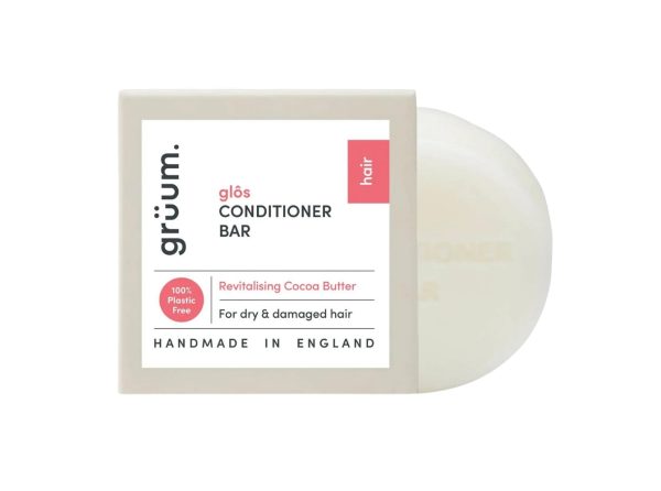 grüum.glos conditioner bar revitalising cocoa butter 50g