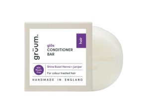 grüum.glos conditioner bar shine boost henna+juniper 50g värvitud juustele