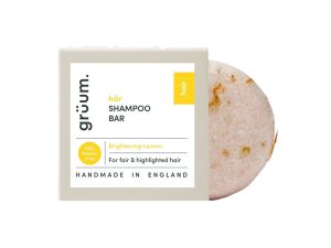 grüum.har shampoo bar brightening lemon 50g