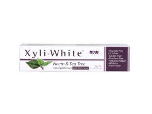 NOW Xyli-White Neem&Tea Tree hambapasta-geel 181g sirelmeelia ja teepuuõliga