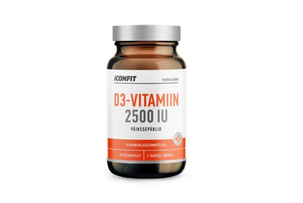 ICONFIT D3-vitamiin 2500IU õlikapslid N90