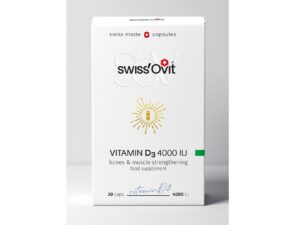 Swiss'Ovit Vitamin D3 4000IU kapslid N30
