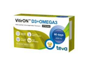 VitirON D3 + OMEGA-3 Strong 4000IU kapslid N60