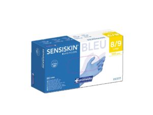 Euromedis läbivaatuskindad Sensiskin Bleu L nitriil N100