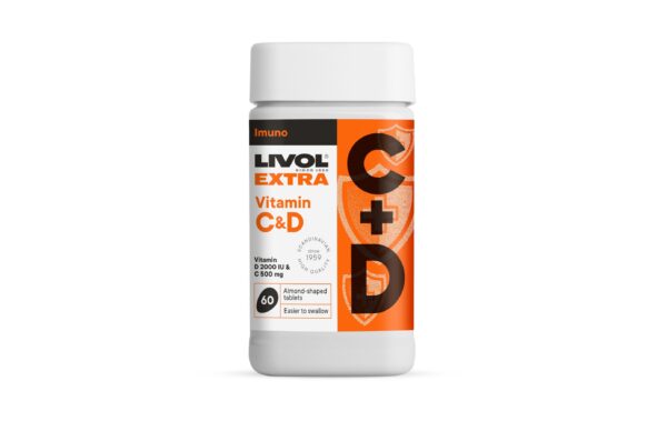 Livol extra Vitamin C+D tabletid N60