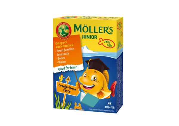 Möller's Junior geelkalakesed apelsin-sidrun N45