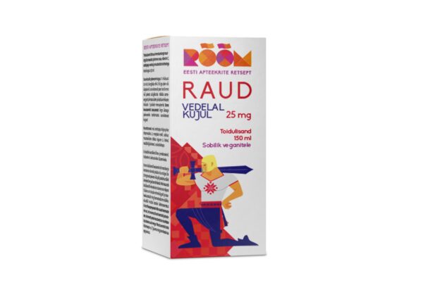 Rõõm raud vedelal kujul 25mg 150ml