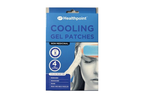 Healthpoint Cooling gel patches 4tk migreeni, lihasvalude puhul