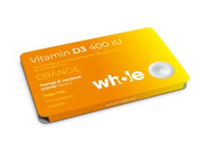 Whole ORANGE Vitamin D3 pastillid N15