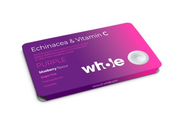 Whole PURPLE Echinacea & Vitamin C pastillid N15