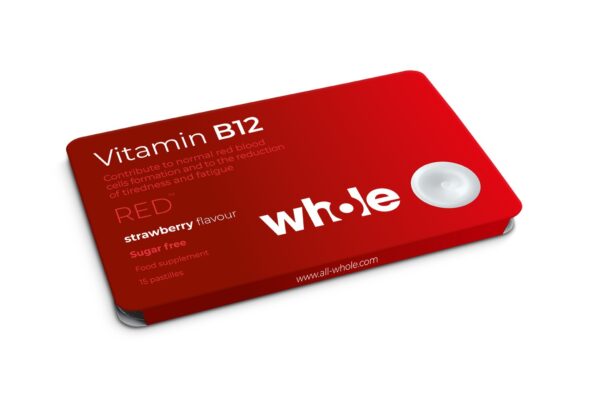 Whole RED Vitamin B12 pastillid N15