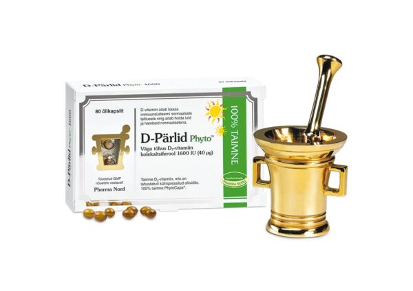 D-Pärlid Phyto 1600 IU (40mcg) õlikapslid N80