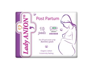 Lady Anion Post Partum sünnitusjärgsed hügieenisidemed 340 mm 10tk