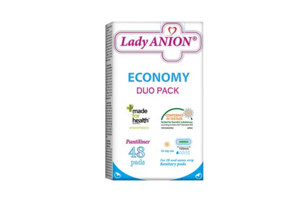 Lady Anion Pantiliner pesukaitsmed 155mm N48