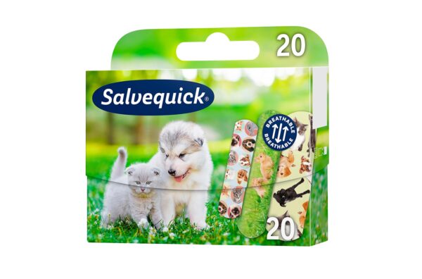 Salvequick lasteplaastrid Animals 20tk loomapiltidega
