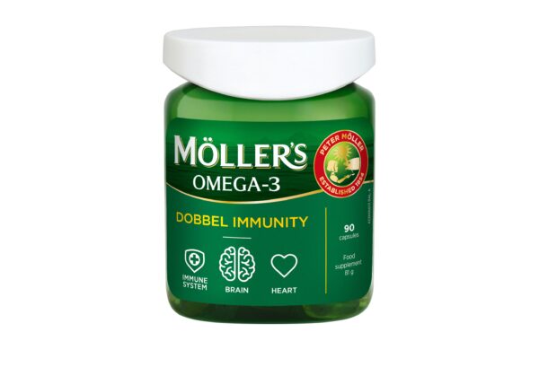 Möller's Dobbel Immunity kapslid N90
