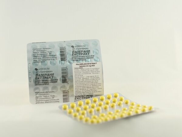 Palderjaniekstrakti Dr 20mg N50 Blister