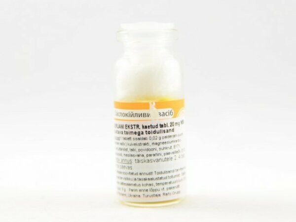 Palderjaniekstrakt Tbl 20mg N50 Purk Fitofarm