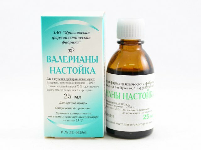 Palderjanitinktuur 25ml Jaroslavl Ff