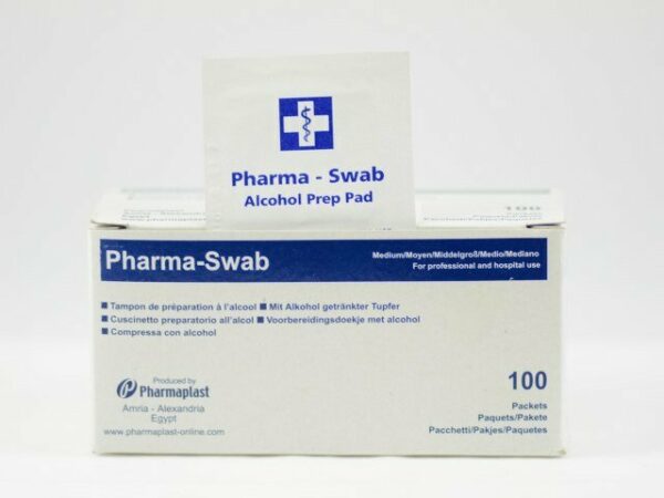Alkoholipadjad Pharma-swab 3x3cm N100