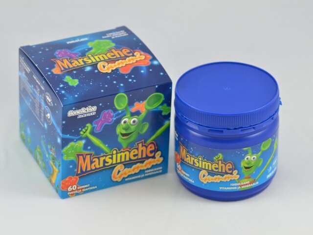 Marsimehe Gummi N60 Erinevad Maitsed