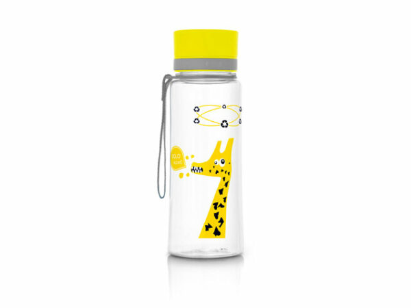 Equa Joogipudel 600ml Kollane Kaelkirjak
