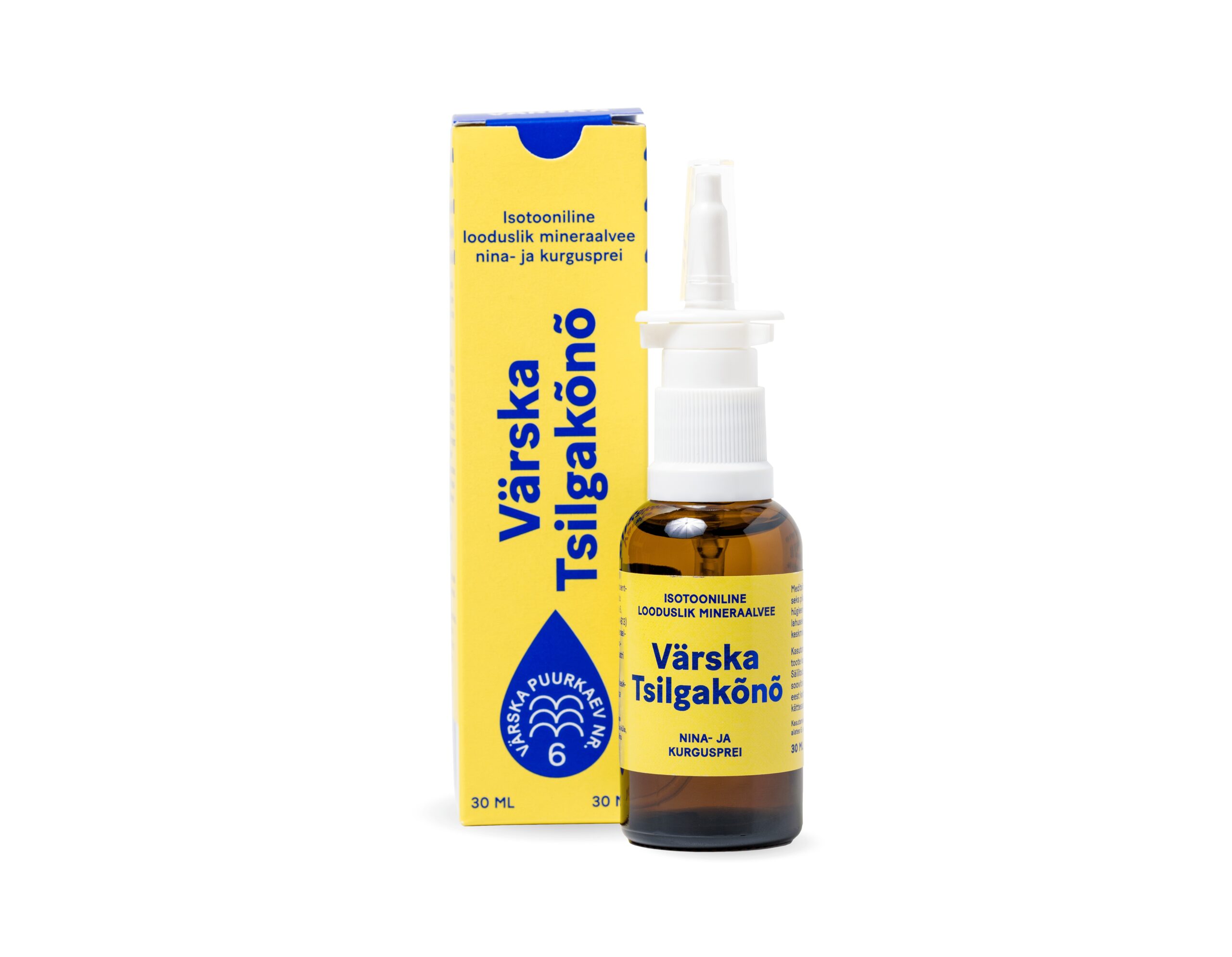 Looduslik isotooniline kurgu- ja ninasprei Värska Tsilgakõnõ 30ml