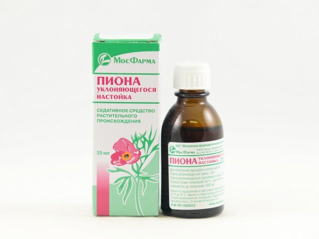 Pojengitinktuur 25ml Moskva Ff