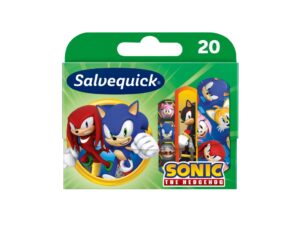 Salvequick lasteplaastrid siil Sonic 20tk 3 erinevat suurust